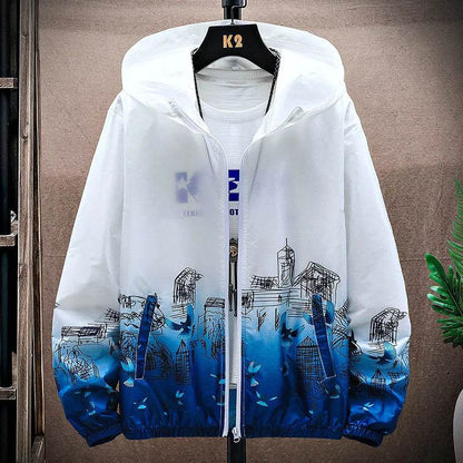 Lightweight Outdoor Hoodie Jacket - Men’s Quick Dry Fishing & Hiking Wear - Buy Center US