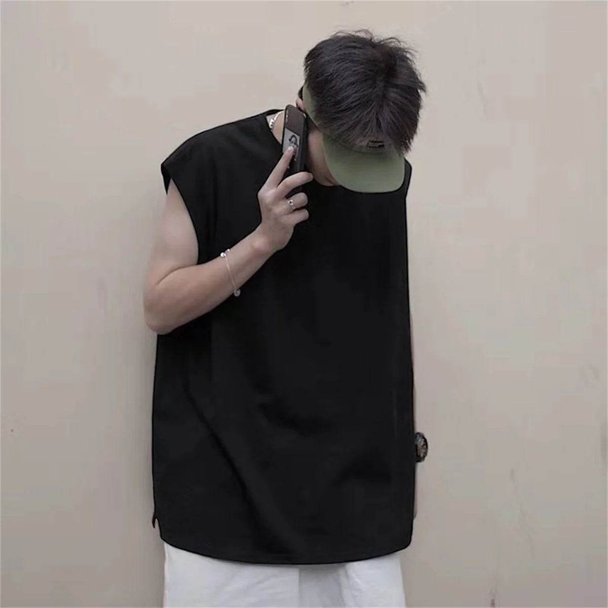 Vumeleal Men's Casual Sleeveless Tank Top - Moisture Absorbent for Summer - Buy Center US