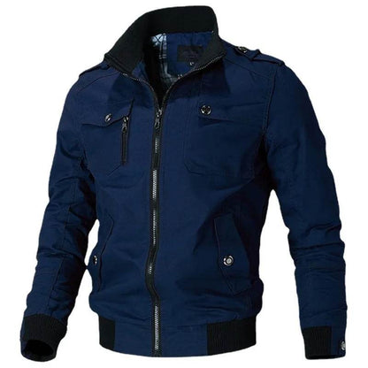 Men's Casual Fashion Military Bomber Jacket - Perfect for All Seasons - Buy Center US