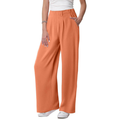 ZOMAXIUJEE Women's Solid Color Palazzo Pants - Casual & Comfortable - Buy Center US
