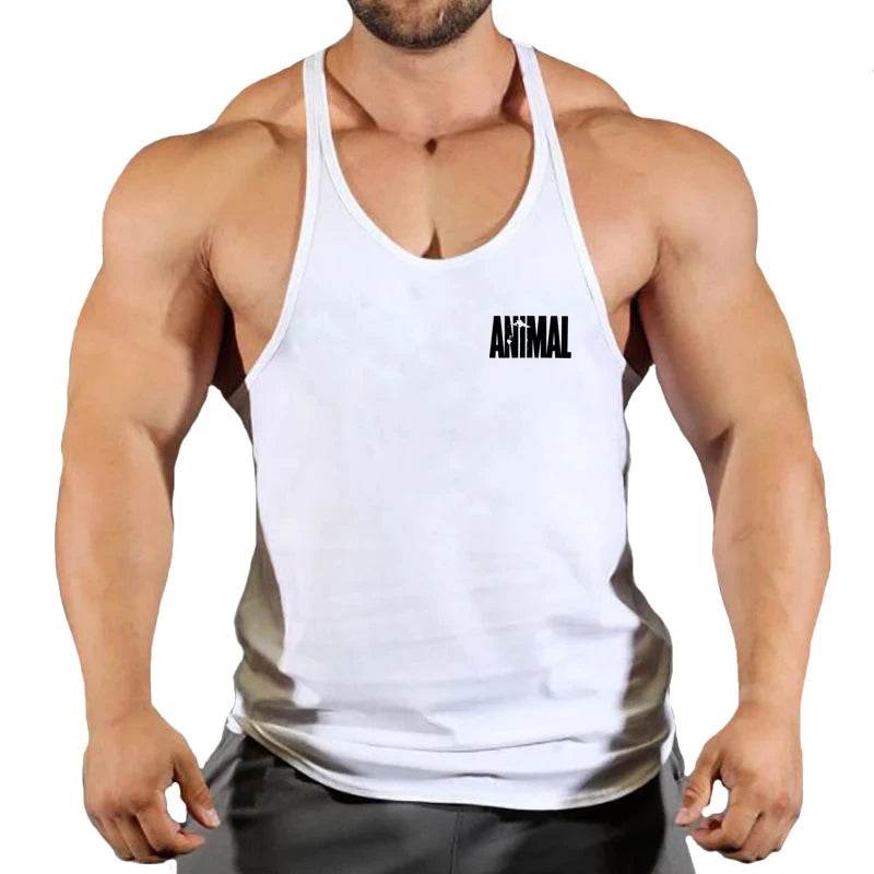 Men’s Fitness Stringer Vest - Casual Muscle Tank Top for Bodybuilding - Buy Center US