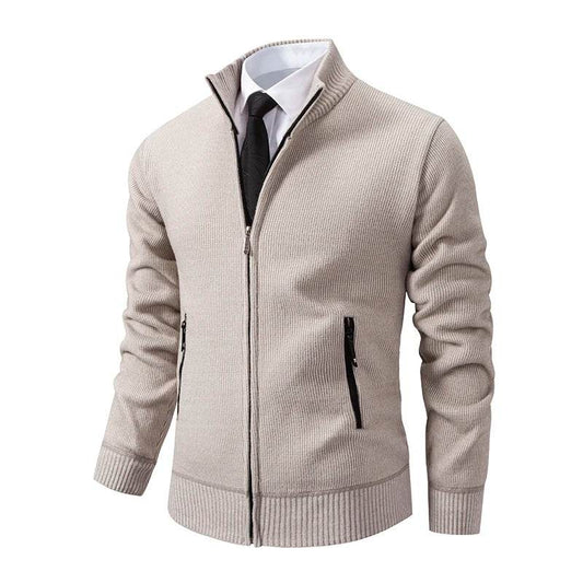 ENWEIGE Men's Knitted Cardigan Jacket - Vintage Fleece Winter Coat - Buy Center US