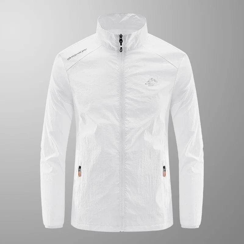 Men's Summer Sun Protection Jacket - Breathable, Water Resistant, Casual - Buy Center US