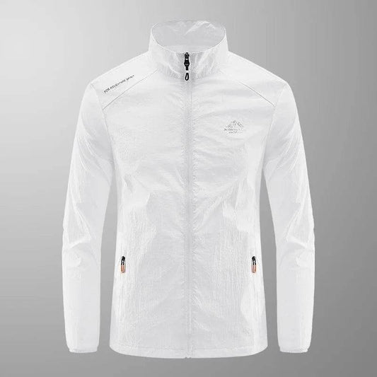 Men's Summer Sun Protection Jacket - Breathable, Water Resistant, Casual - Buy Center US