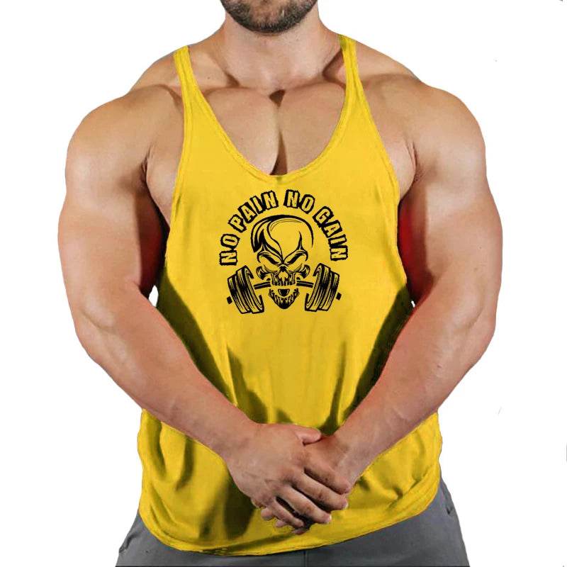 2024 Cotton Sleeveless Tank Tops for Men - Casual Bodybuilding Vest - Buy Center US