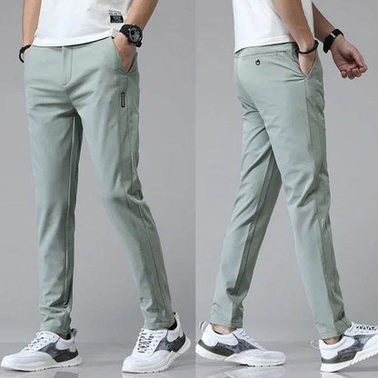 CHOLYL Men's Ultra-Thin Stretch Slim Casual Pants - Breathable Golf Trousers - Buy Center US