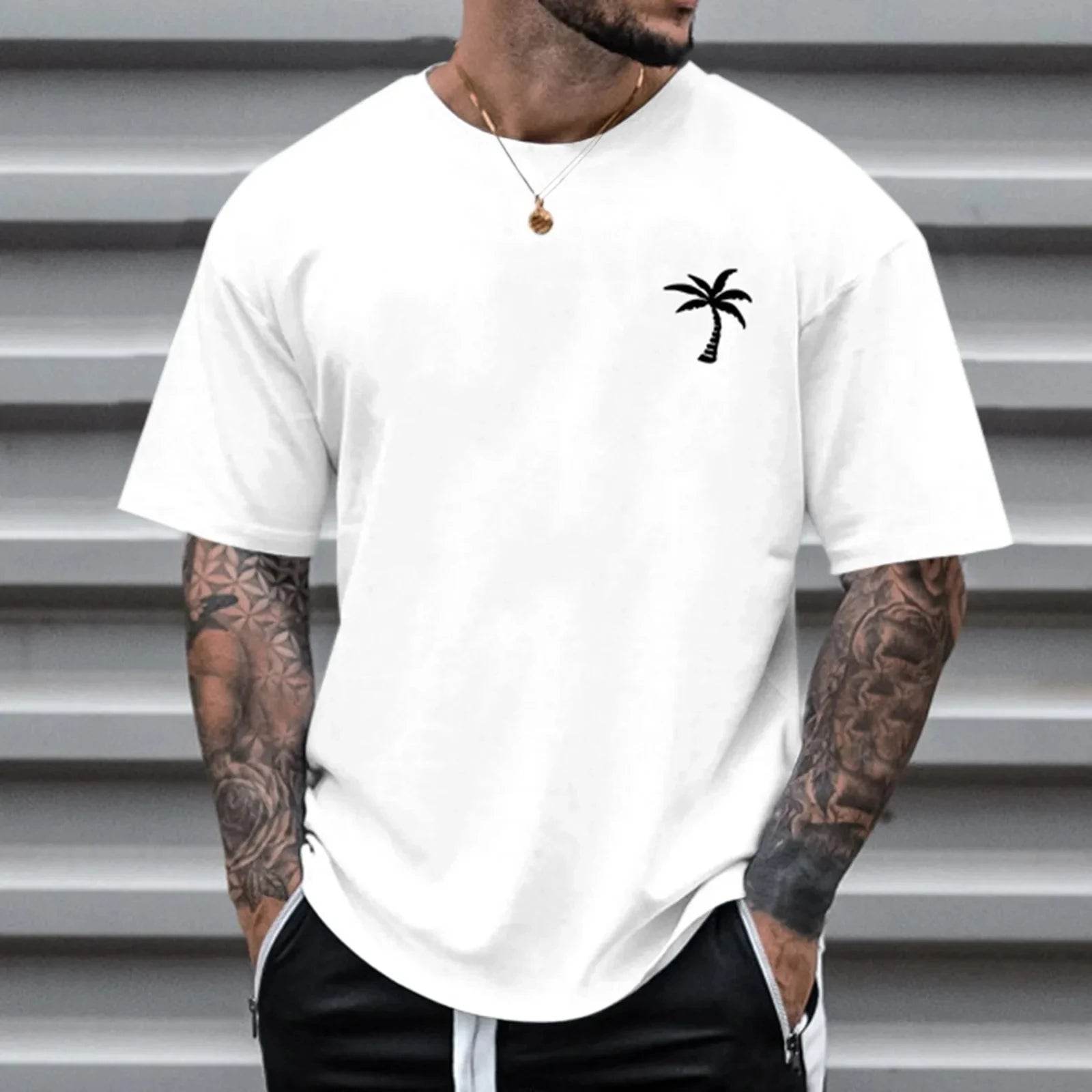 Los Angeles Men's Printed T-Shirt - Casual Short-Sleeved Pullover Style - Buy Center US