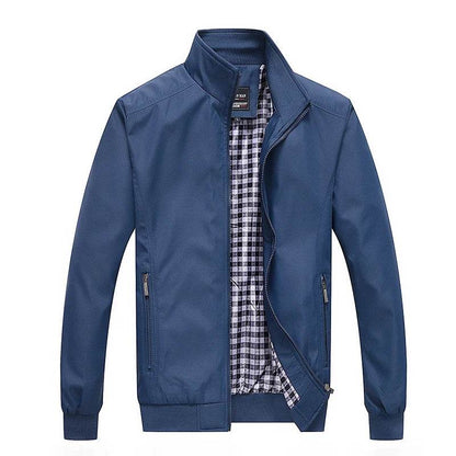 Men's Casual Jacket - Loose Fit Spring Autumn Baseball Cardigan - Buy Center US