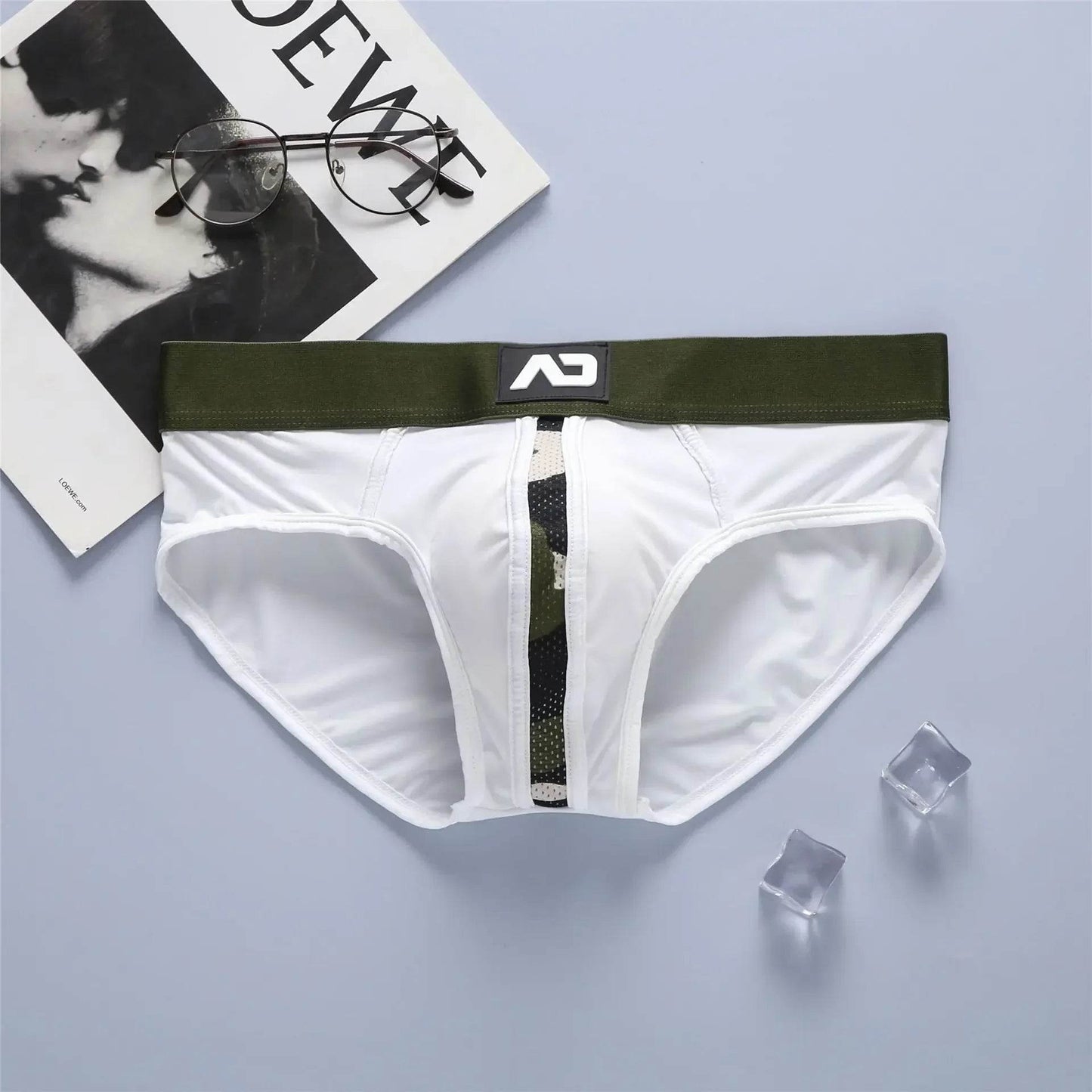 UXST Men's Milk Silk Low Waist Briefs - Comfortable 3D Fit for All Seasons - Buy Center US