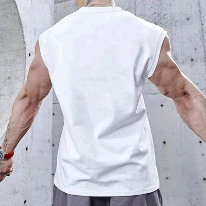 Men's Bodybuilding Tank Tops - Summer Fitness Sleeveless Workout Shirts - Buy Center US
