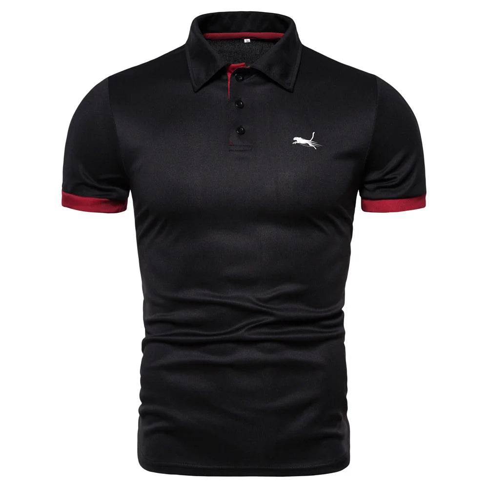 Casual Men’s Short Sleeve Polo Shirt - Breathable Quick Drying Golf Top - Buy Center US