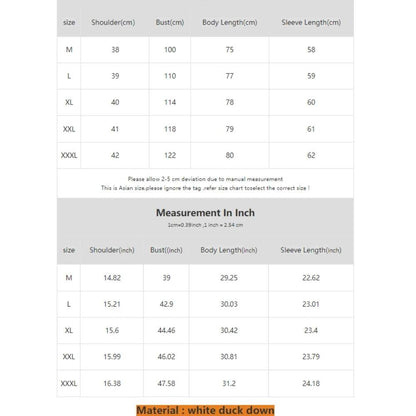 Ultralight White Duck Down Jacket for Women - Autumn Winter Style - Buy Center US
