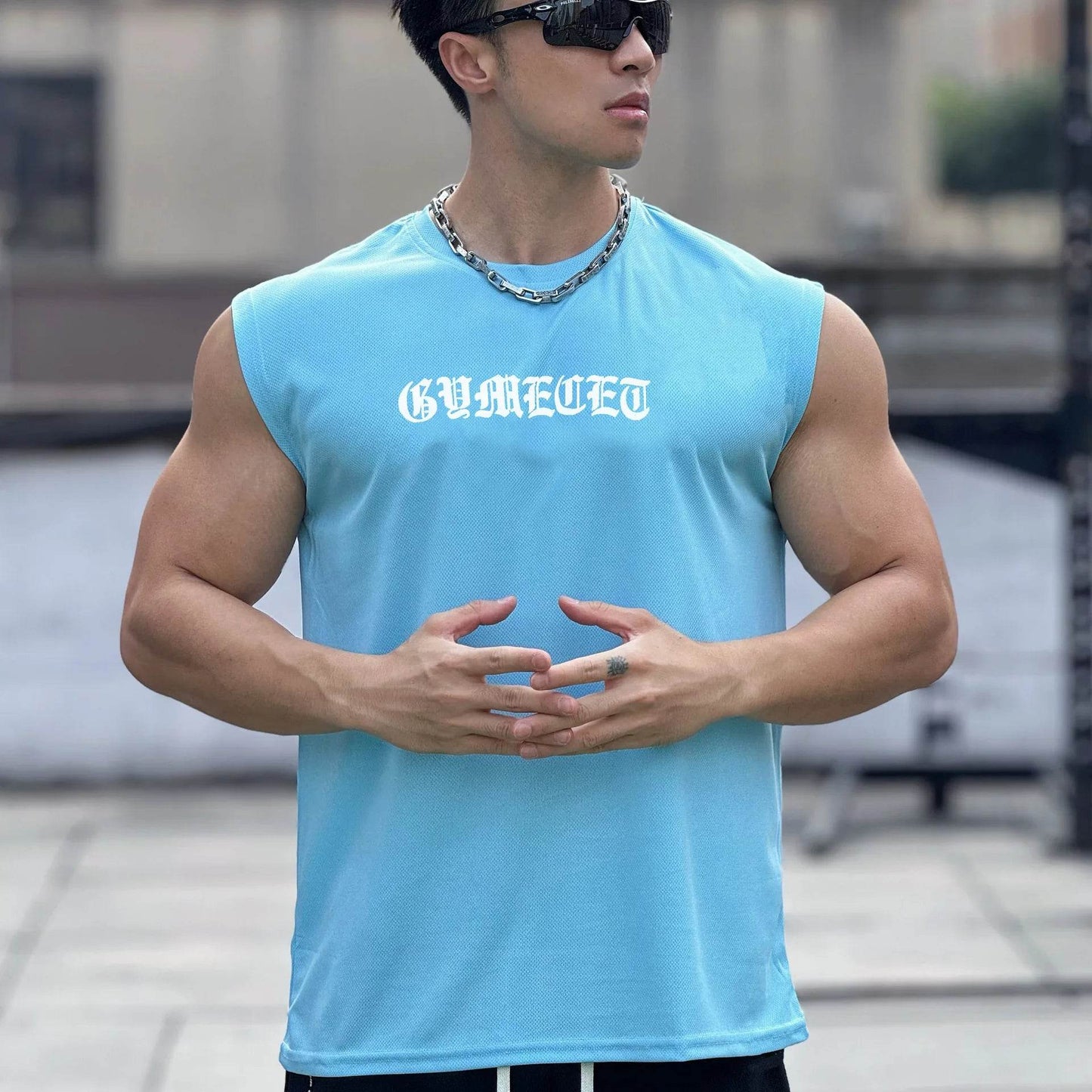 2024 Men's Fitness Tank Top - Casual Sleeveless Shirt for Summer Workouts - Buy Center US