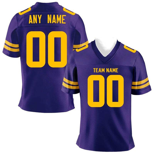 Personalized Rugby T-Shirt - Custom Team Name & Number - Men's V-Neck - Buy Center US