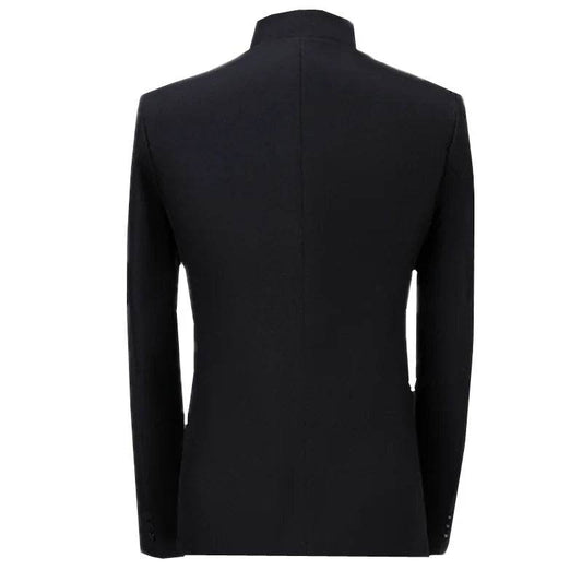 Qj Cinga Men's Stand-up Collar Sequined Blazer - Luxurious Stage Performance Coat - Buy Center US