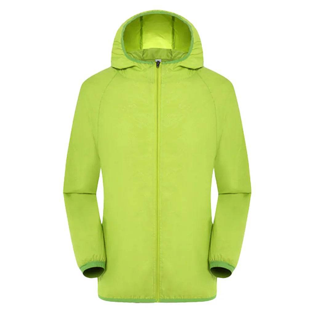 Waterproof Camping Rain Jacket - Men's & Women's Quick Dry Windbreaker - Buy Center US