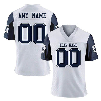 Personalized Rugby T-Shirt - Custom Team Name & Number - Men's V-Neck - Buy Center US
