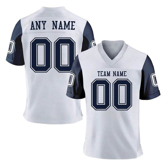 Personalized Rugby T-Shirt - Custom Team Name & Number - Men's V-Neck - Buy Center US