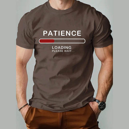 Trendy Summer Casual Men's T-Shirt - Oversized Letter Print, Quick Dry - Buy Center US