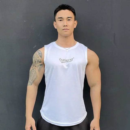 RUASPV Men's Summer Gym Vest - Sleeveless Quick-Drying Fitness Tank Top - Buy Center US