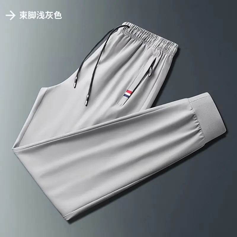 Men's Quick Dry Summer Pants - Loose Fit Breathable Korean Style - Buy Center US