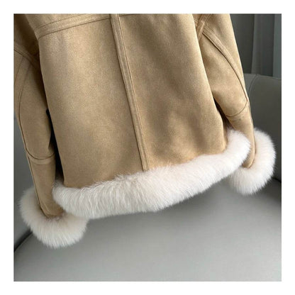 FURTJY Women's Real Fur Coat - Thick Duck Down Jacket for Winter - Buy Center US