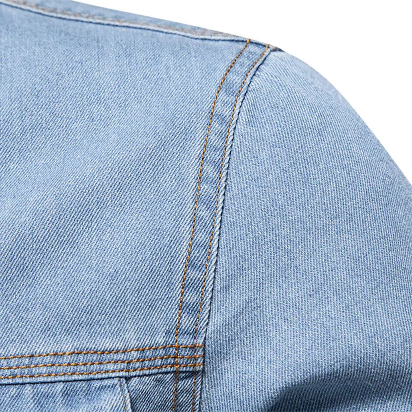 MUQGEW Men's Denim Jacket - Casual Loose Fit Retro Spring Outerwear - Buy Center US