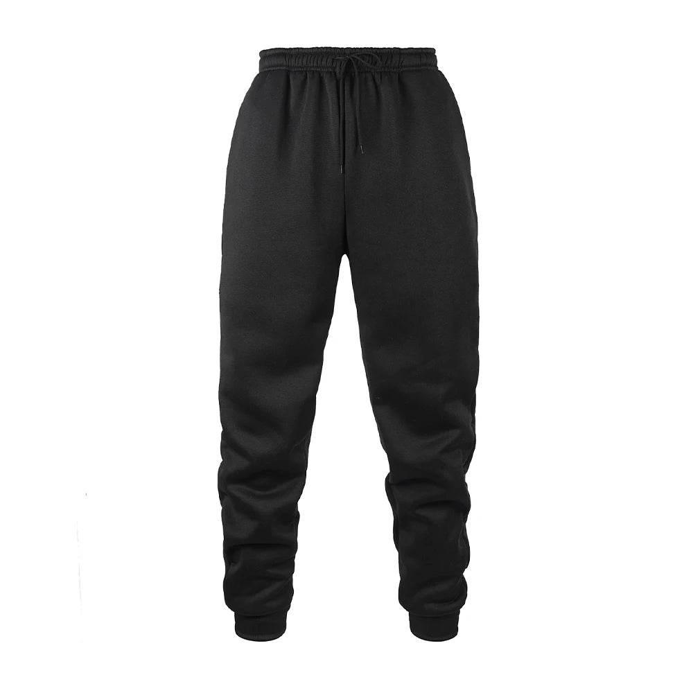 Men's Casual Jogging Pants - Solid Color Fitness Sweatpants for Home - Buy Center US