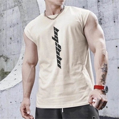 Men's Bodybuilding Tank Tops - Summer Fitness Sleeveless Workout Shirts - Buy Center US