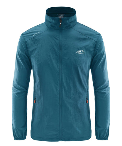 Men's Summer Sun Protection Jacket - Breathable, Water Resistant, Casual - Buy Center US