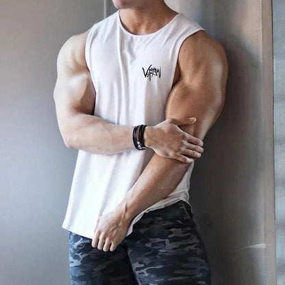 RUASPV Men's Gym Fitness Tank Top - Quick-Drying Sleeveless Casual Vest - Buy Center US