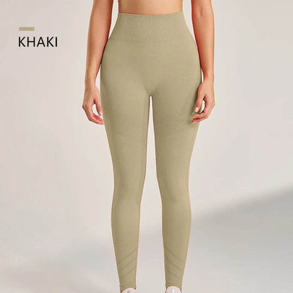 High-Waisted Seamless Yoga Pants - Peach Butt Lift Fit for Women - Buy Center US