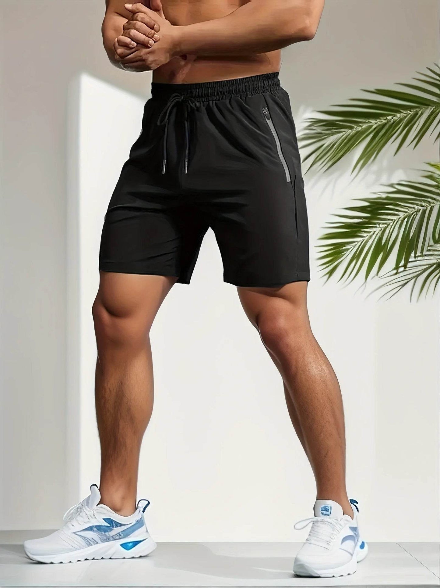 Men's Quick Drying Sports Shorts - Breathable Drawstring Waist for Summer - Buy Center US