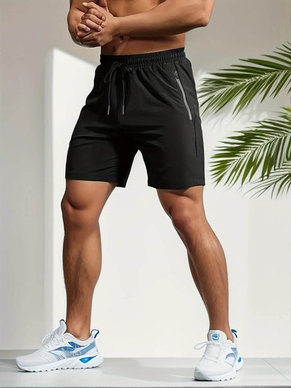 Men's Quick Drying Sports Shorts - Breathable Drawstring Waist for Summer - Buy Center US