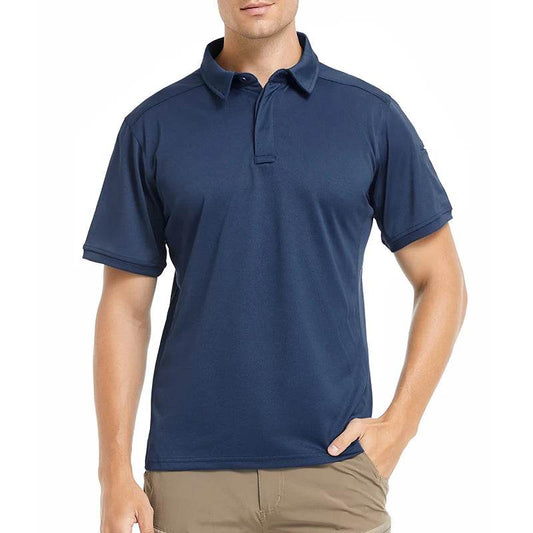 ReFire Gear Men's Short Sleeve Polo Shirt - Lightweight Tactical Outdoor Wear - Buy Center US