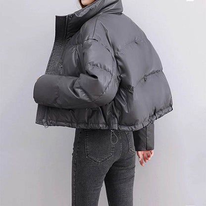 Heliar Women's Vintage Cotton-Padded Jacket - Thickened, Warm Hoodless - Buy Center US