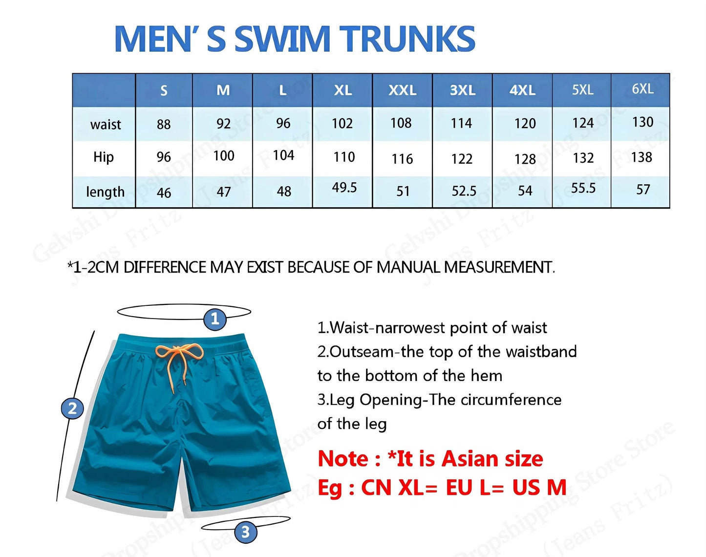 Men's Summer Board Shorts - 3D Palm Tree Print with Drawstring - Buy Center US