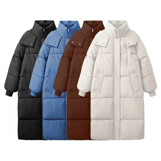 ABRINI Women's Hooded Long Coat - Warm Thicken Casual Parka - Buy Center US