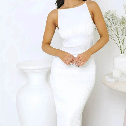 Dozw Slim Sleeveless Long Dress - Sexy Summer Party Outfit - Buy Center US