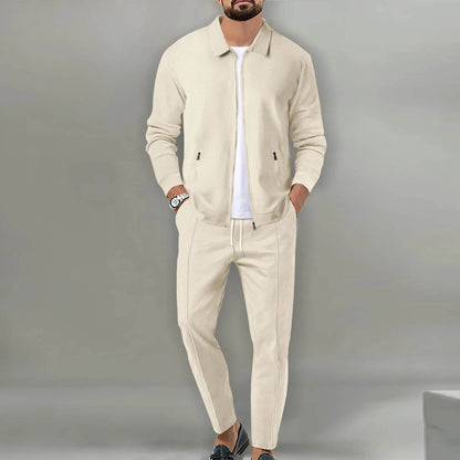 Boilen Heng Xin Men's Casual Blazer Set - Waffle Baseball Suit - Buy Center US