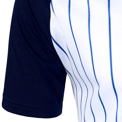 Men's Stripe Polo Shirt - Classic Casual Streetwear for Spring & Summer - Buy Center US