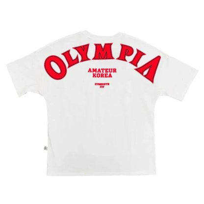 OLYMPIA Men's 3D Printed Gym T-Shirt - Quick Dry, Lightweight Sports Top - Buy Center US
