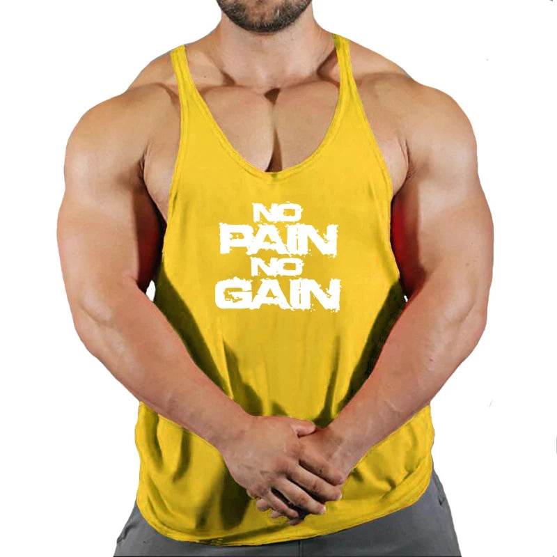 Men's Cotton Gym Running Tank Top - Casual Sleeveless Fitness Shirt - Buy Center US