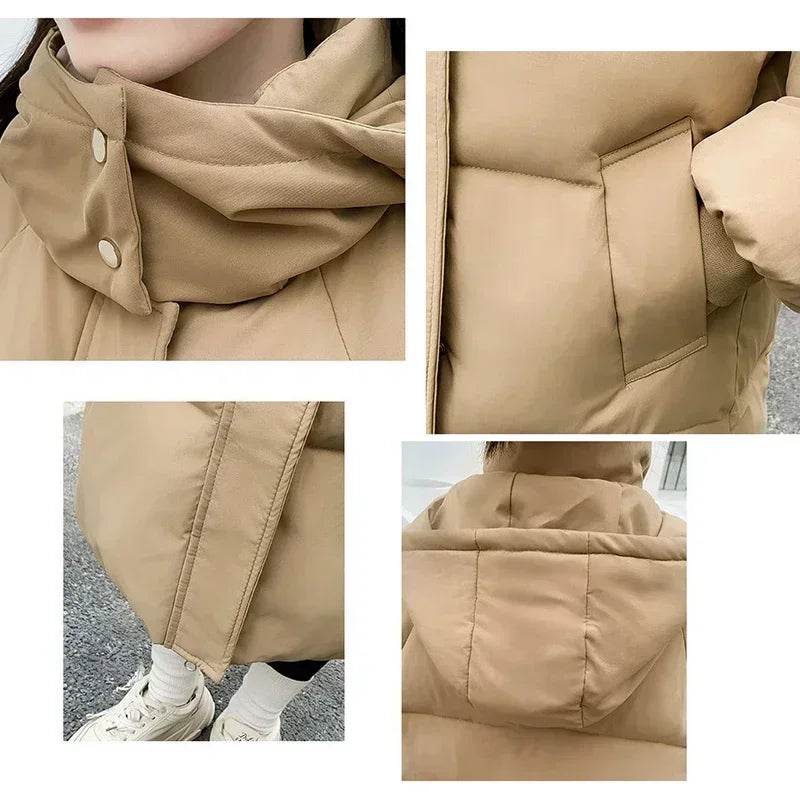 ABRINI Women's Hooded Long Coat - Warm Thicken Casual Parka - Buy Center US