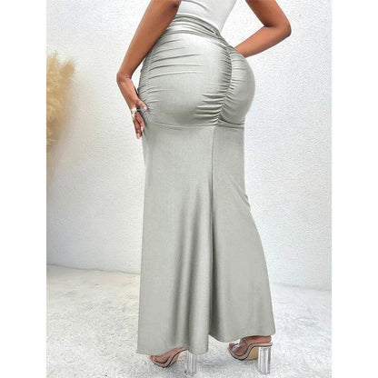 Elegant Vintage Mermaid Skirt for Women - Spring Autumn Office Style - Buy Center US