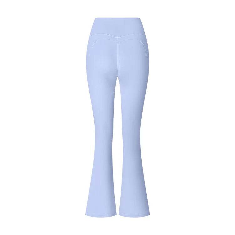 Women's High Waist Flared Leggings - Breathable Yoga Pants for Workouts - Buy Center US
