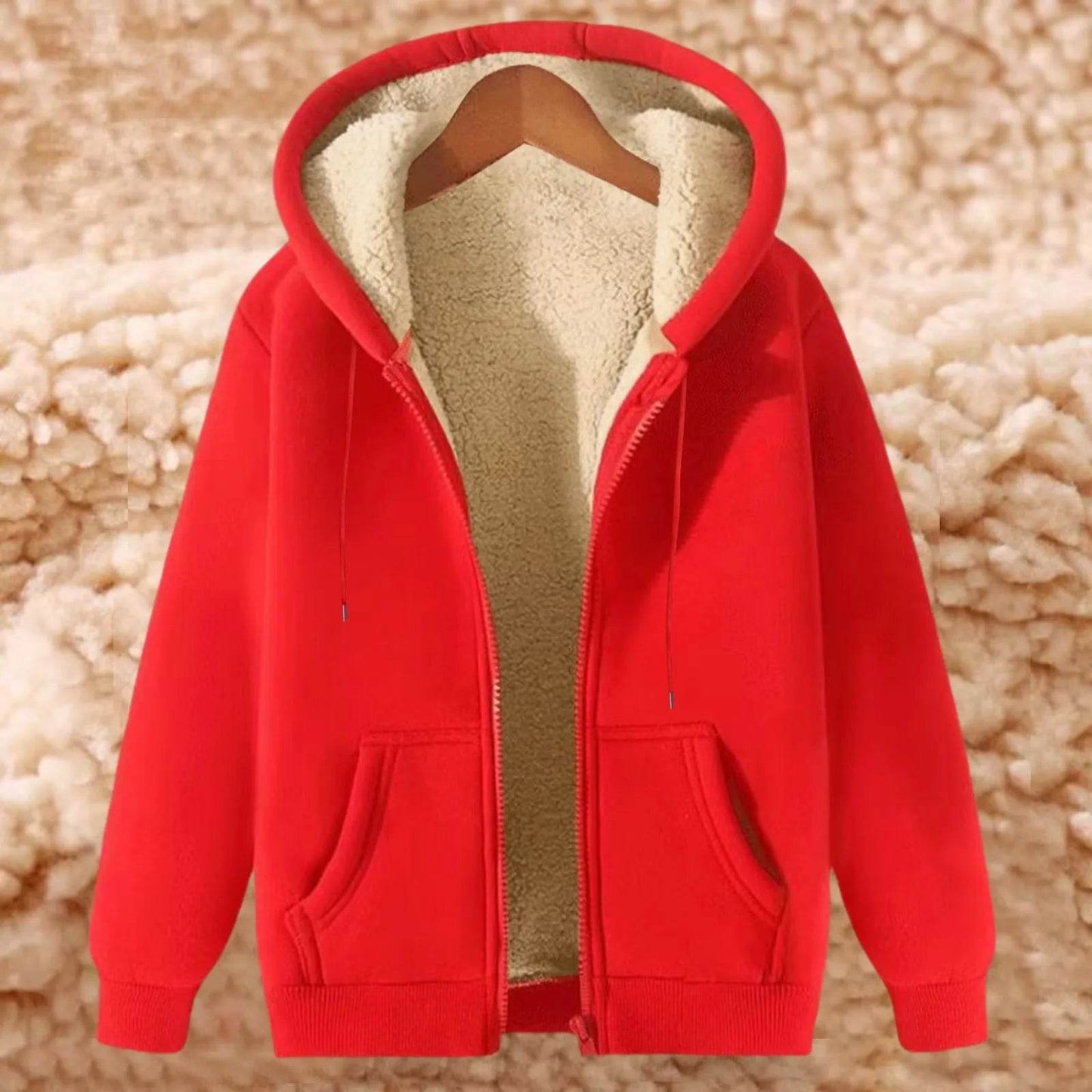 Men's Winter Hooded Jacket - Fleece Lined, Zip Up, Casual Style - Buy Center US