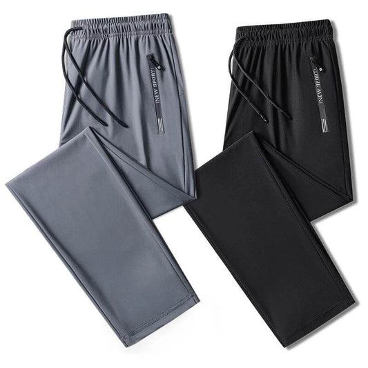 Plus Size Men's Sports Pants - Quick-Drying Joggers & Sweatpants - Buy Center US