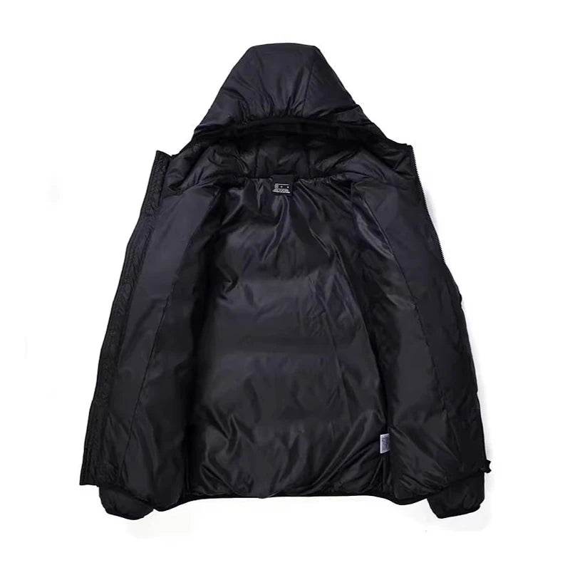 DIMUSI Men's Warm Down Parka - Thick Hooded Winter Sports Jacket - Buy Center US