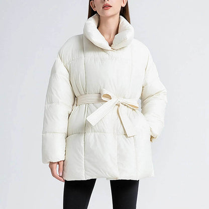 Vielleicht 2024 Korean Puffer Jacket - Women's Thick Cotton Coat - Buy Center US
